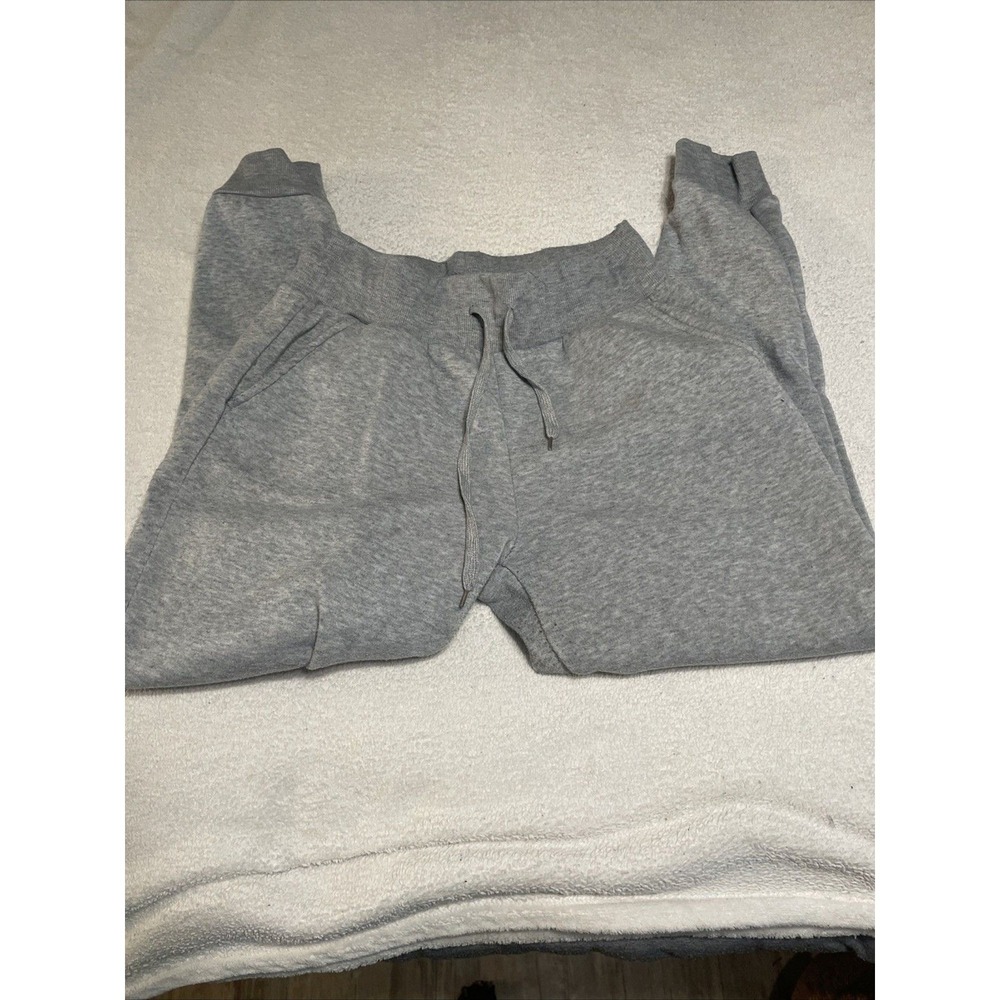 Love Streak Joggers Women Medium Gray Good‎ Heathered Fleece Sweatpants